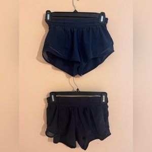 2 hotty hot shorts by Lululemon